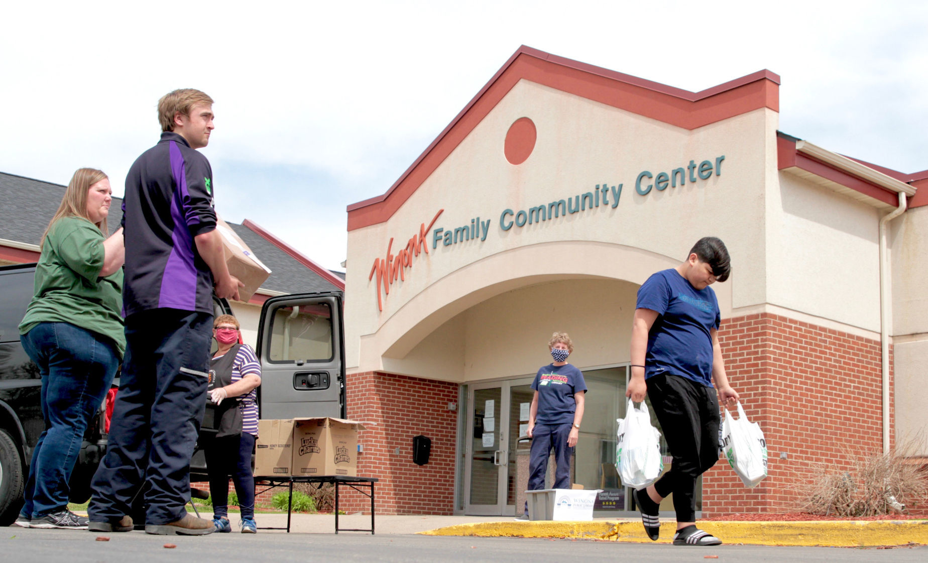 Winona Schools Nutrition Service provide meals for residents